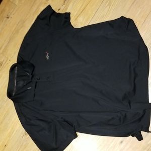 Greg Norman Black polo shirt short sleeves sz 3XL good condition